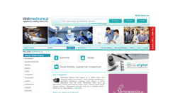 Desktop Screenshot of klinikimedyczne.pl